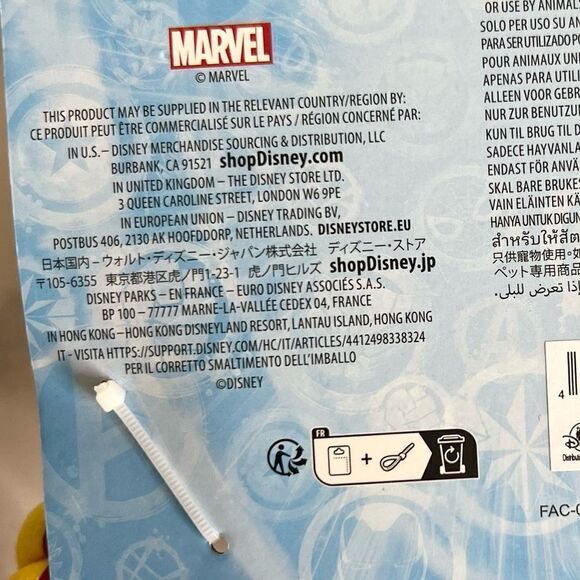 Marvel Dog Rope Chew Toy NWT - Picture 3 of 3